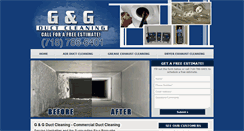 Desktop Screenshot of gandgductcleaning.com